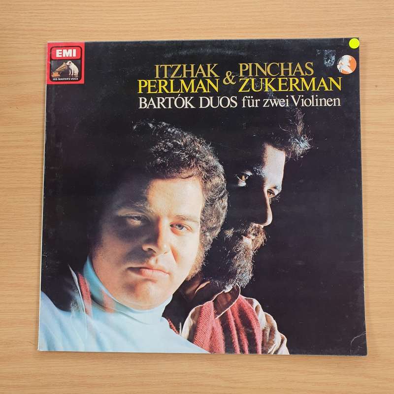 Bartók - Itzhak Perlman & Pinchas Zukerman  Duos Für Zwei Violinen  Vinyl LP Record (VG+)