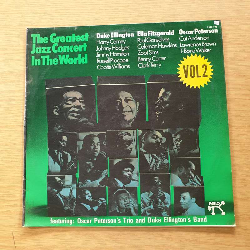 The Greatest Jazz Concert in the World - Vol 2  Vinyl LP Record (VG+)