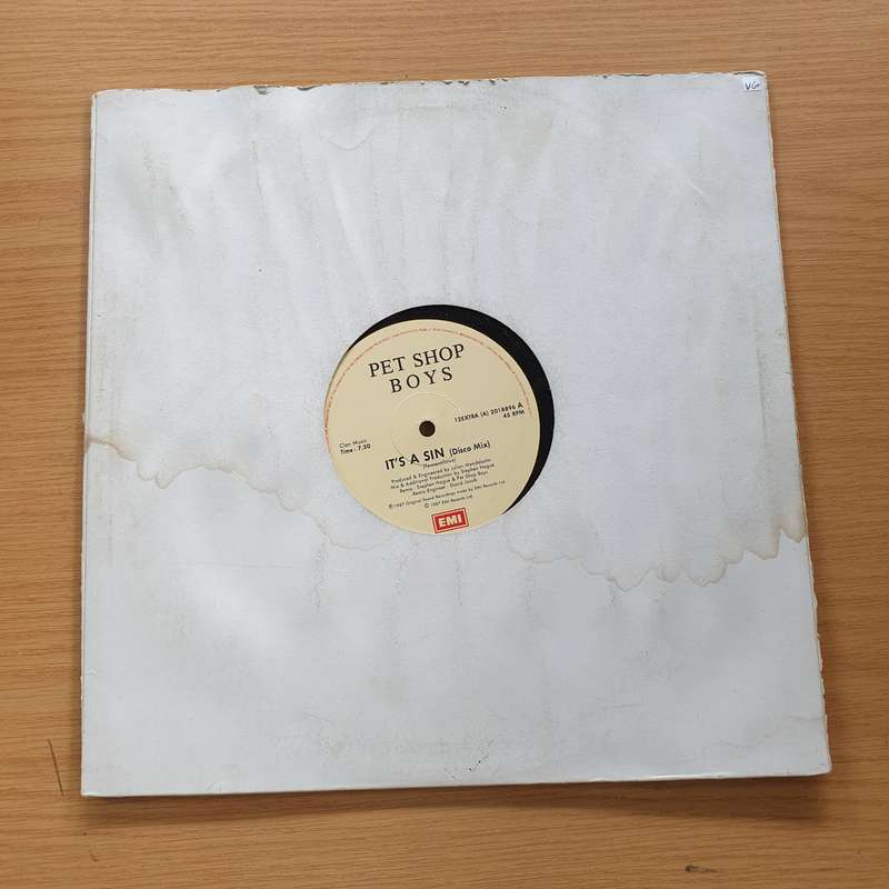 Pet Shop Boys - It's A Sin  Vinyl LP Record (VG+)