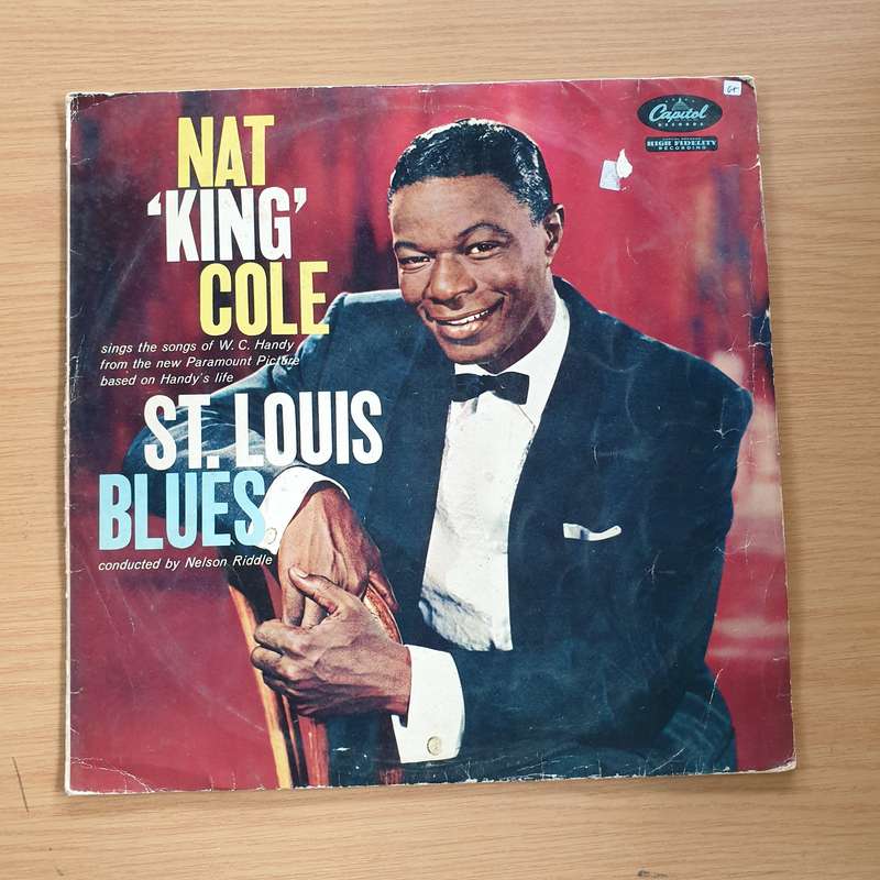 Nat King Cole  St. Louis Blues  - Vinyl LP Record  (G+)
