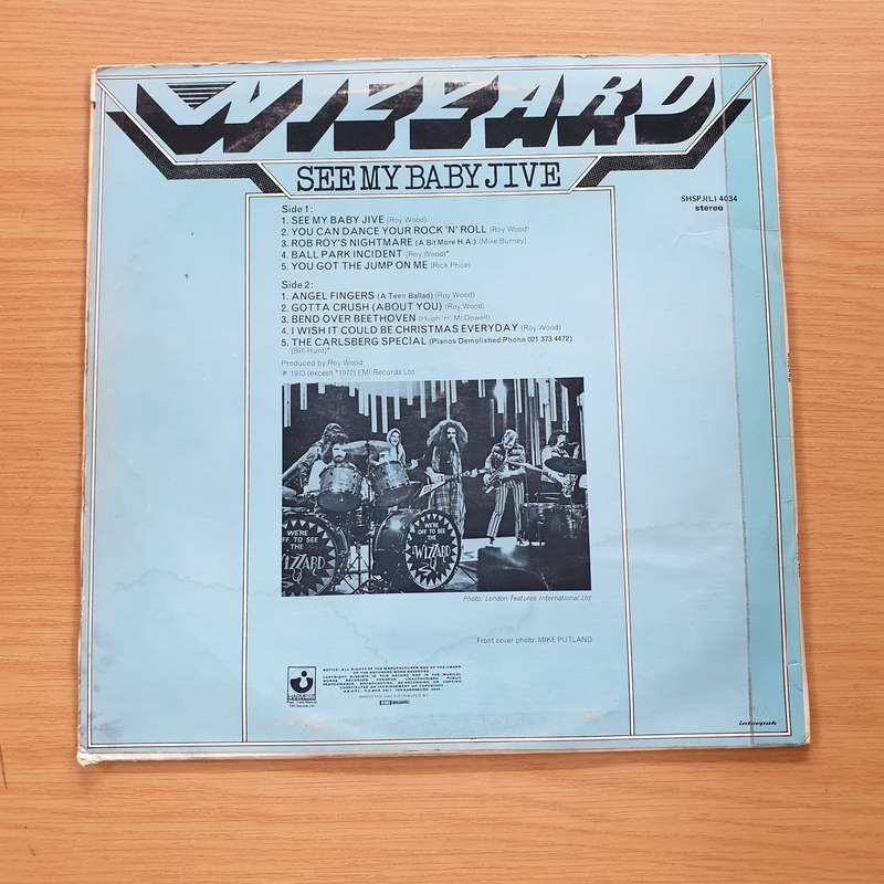 Wizzard  See My Baby Jive -  Vinyl LP Record - Very-Good+ Quality (VG+)
