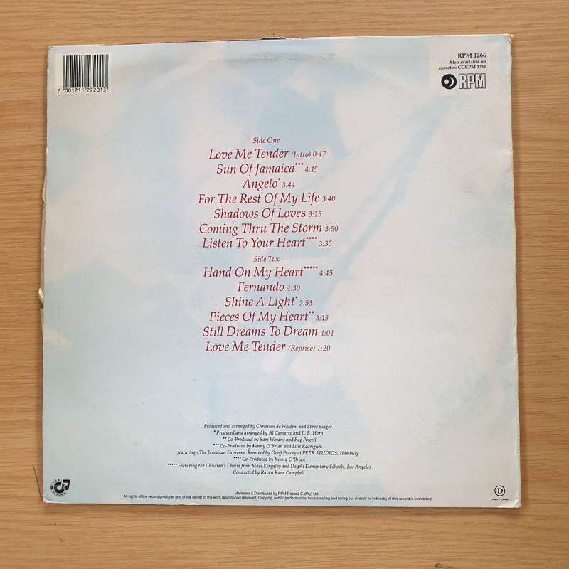 Audrey Landers  Love Me Tender  Vinyl LP Record (VG+)
