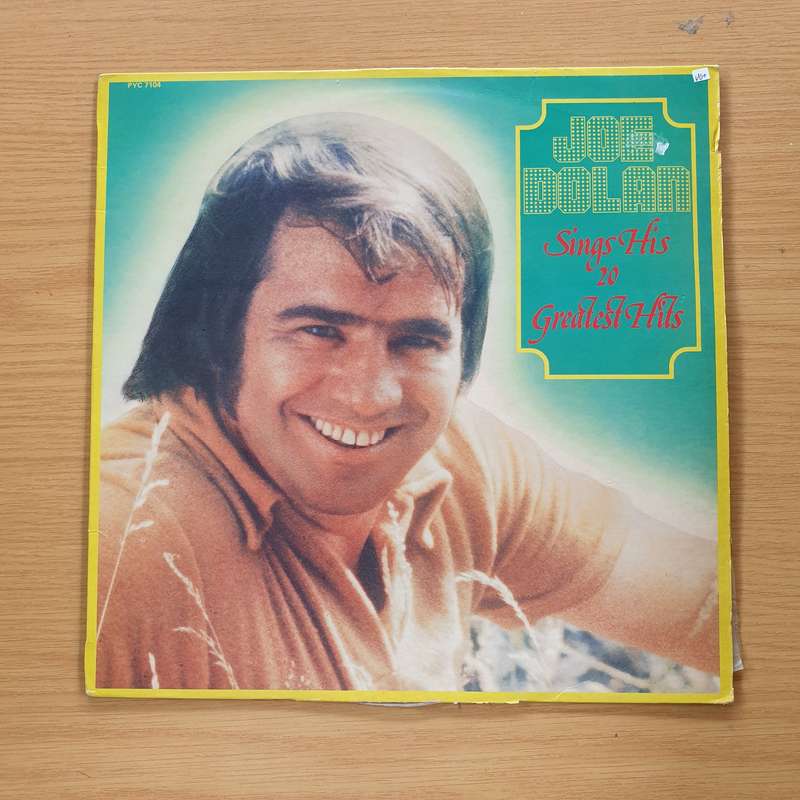 Joe Dolan  Joe Dolan Sings His 20 Greatest Hits  Vinyl LP Record (VG+)