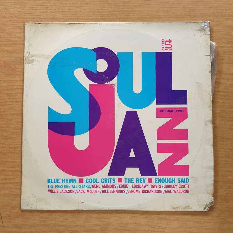 The Prestige All Stars  Soul Jazz Volume 2  Vinyl LP Record (VG+)