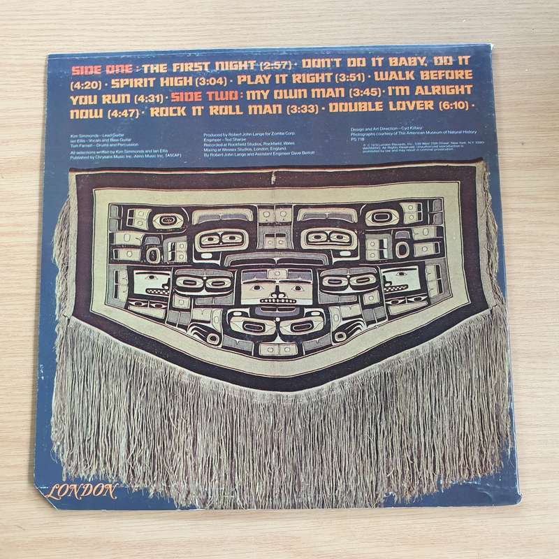 Savoy Brown  Savage Return  Vinyl LP Record (VG+)