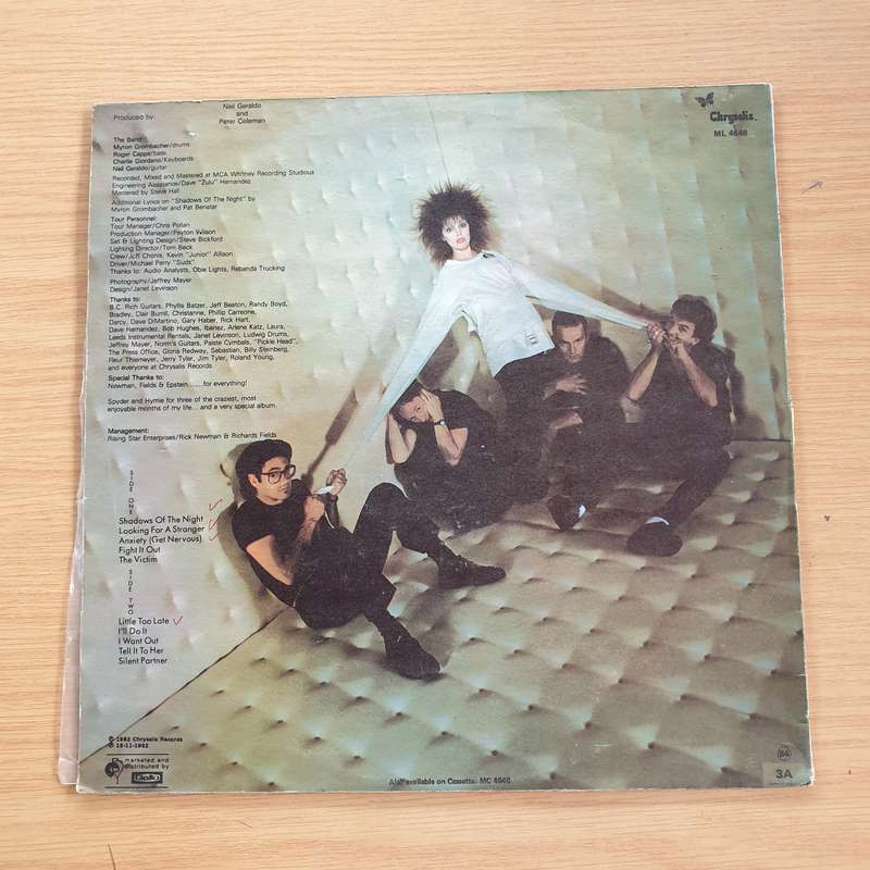 Pat Benatar - Get Nervous  Vinyl LP Record (VG+)