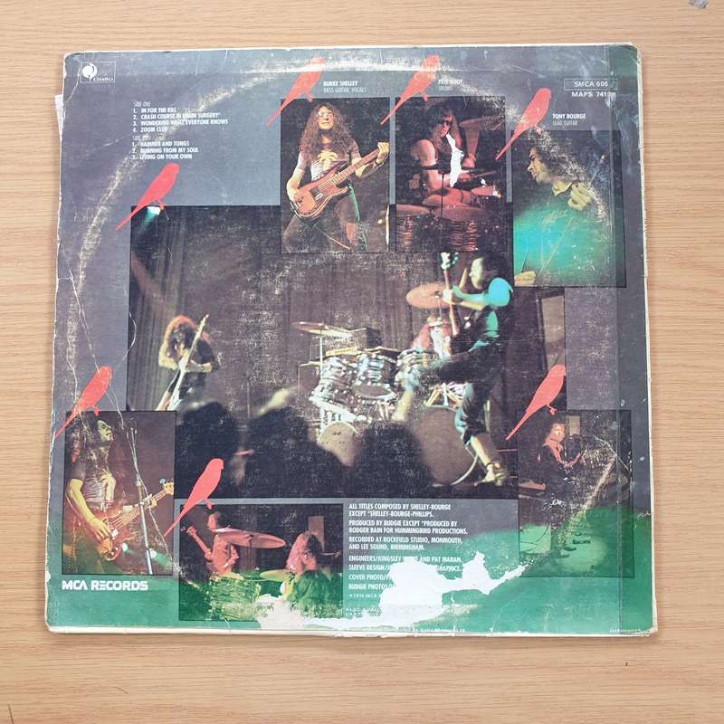 Budgie  In For The Kill! - Vinyl LP Record - Very-Good+ Quality (VG+)