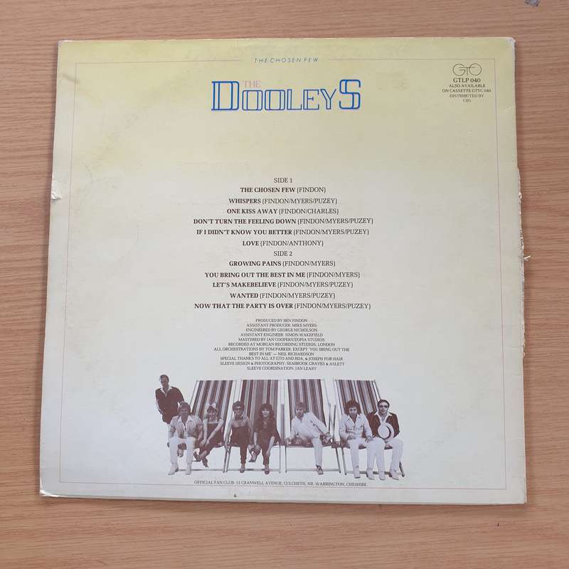 The Dooleys  The Chosen Few - Vinyl LP Record  (VG+)