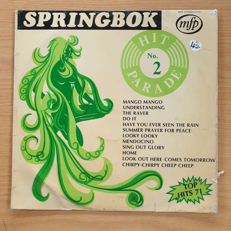 Springbok Hit Parade Vol 2 - Vinyl LP Record  (VG+)