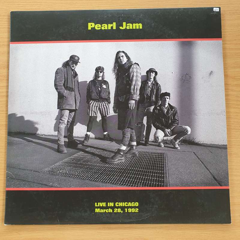 Pearl Jam  Live In Chicago - March 28, 1992 - Vinyl LP Record  (VG+)