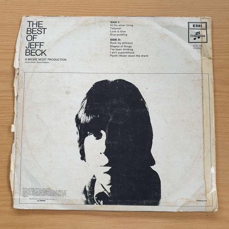 Jeff Beck  The Best Of Jeff Beck -  Vinyl LP Record  (VG)
