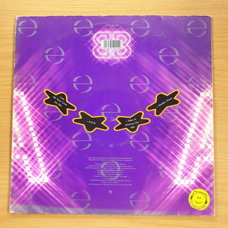 Erasure  Abba-Esque - Vinyl LP Record  (VG+)