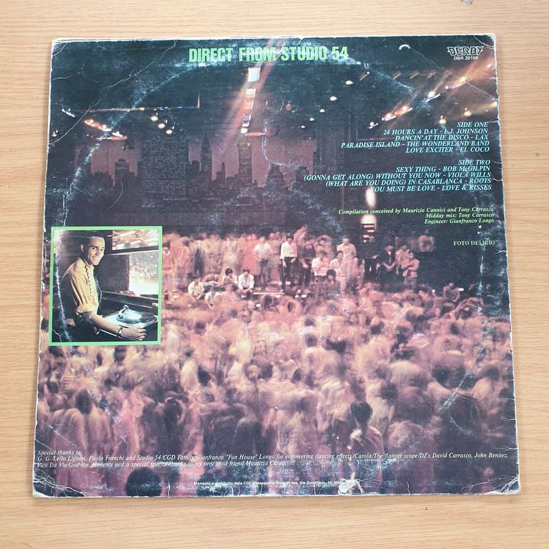 Direct From Studio 54  -  Vinyl LP Record  (VG)