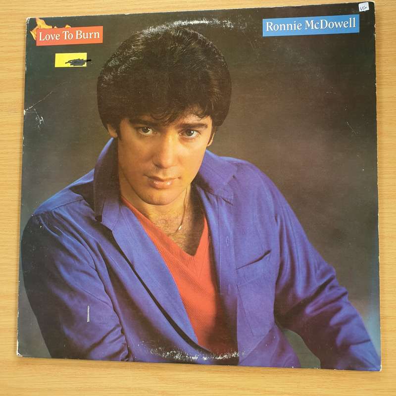 Jermaine Ronnie McDowell  Love To Burn- Vinyl LP Record  (VG+)