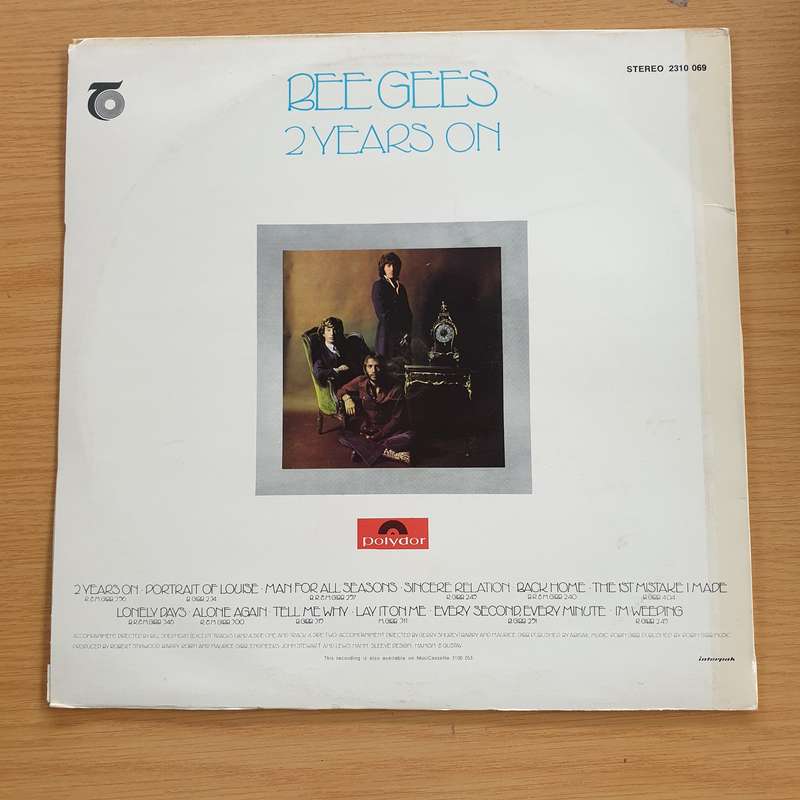 Bee Gees  2 Years On - Vinyl LP Record  (VG+)
