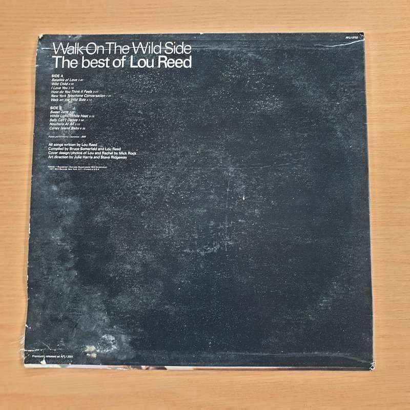 Lou Reed  Walk On The Wild Side - The Best Of Lou Reed - Vinyl Record  (VG+)