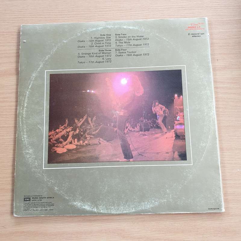 Deep Purple  Made In Japan (Fame) - Double Vinyl LP Record (VG+)