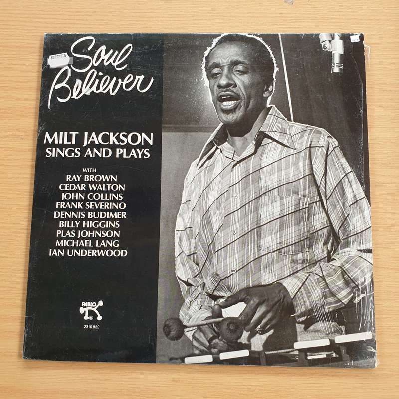 Milt Jackson  Soul Believer Milt Jackson Sings And Plays - Vinyl LP Record  (VG+)