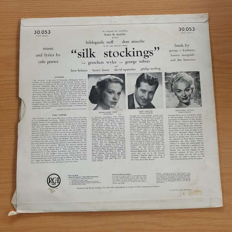 Silk Stockings  - An Original Cast Recording - Cole Porter  - Vinyl LP Record  (VG+)