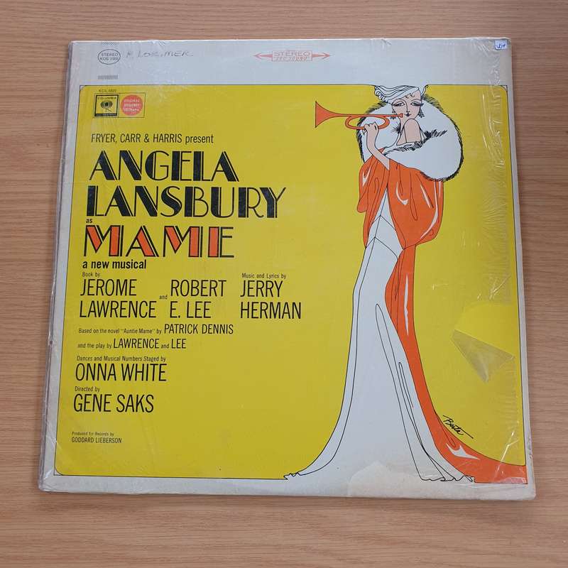 Mame - Angela Lansbury - A New Musical  - Vinyl LP Record  (VG+)
