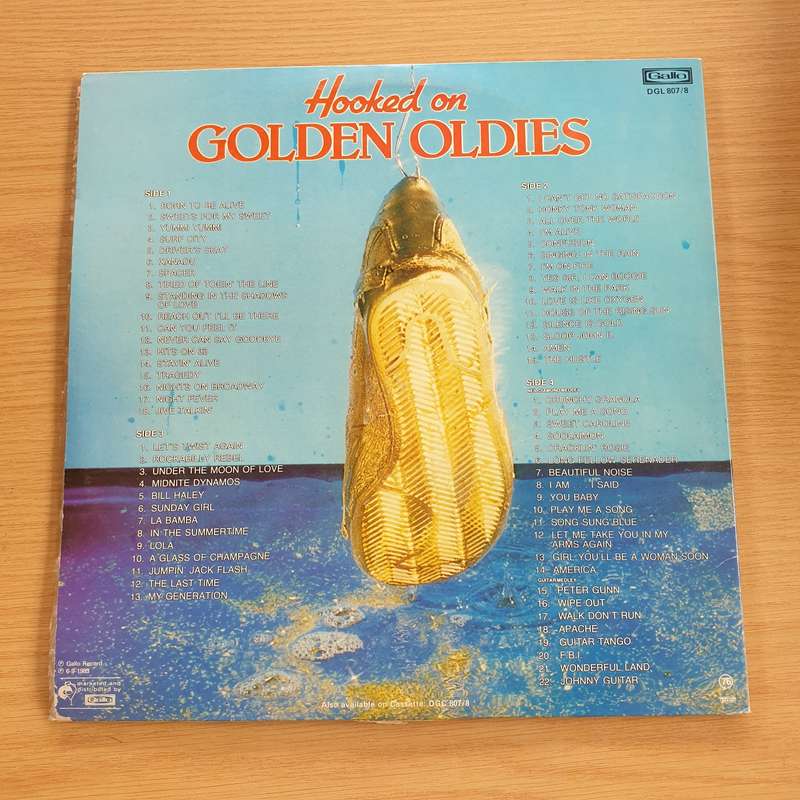 Hooked On Golden Oldies - Vinyl LP Record  (VG+)