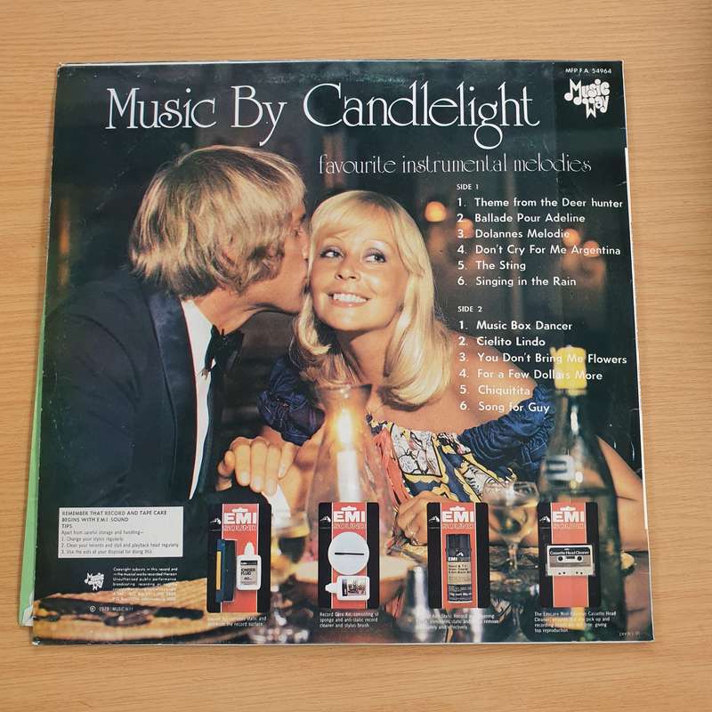 Music by Candlelight - Favourite Instrumental Melodies - Vinyl LP Record  (VG+)