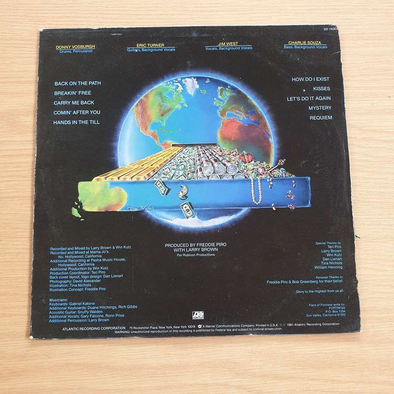 Fortress   Hands In The Till - Vinyl LP Record  (VG+)