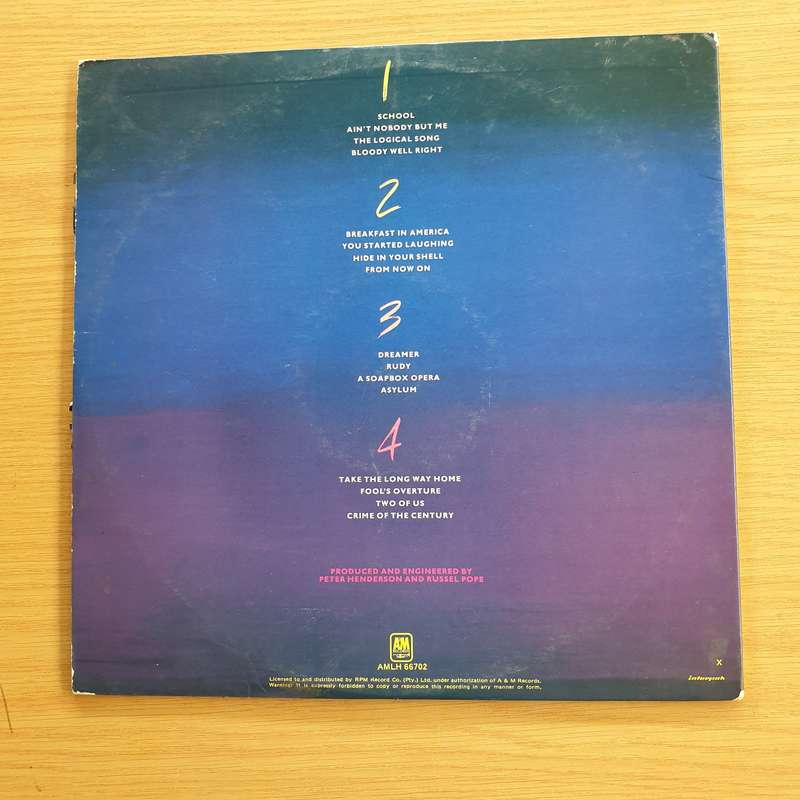 Supertramp  - Paris Live - Double Vinyl LP Record (VG+)