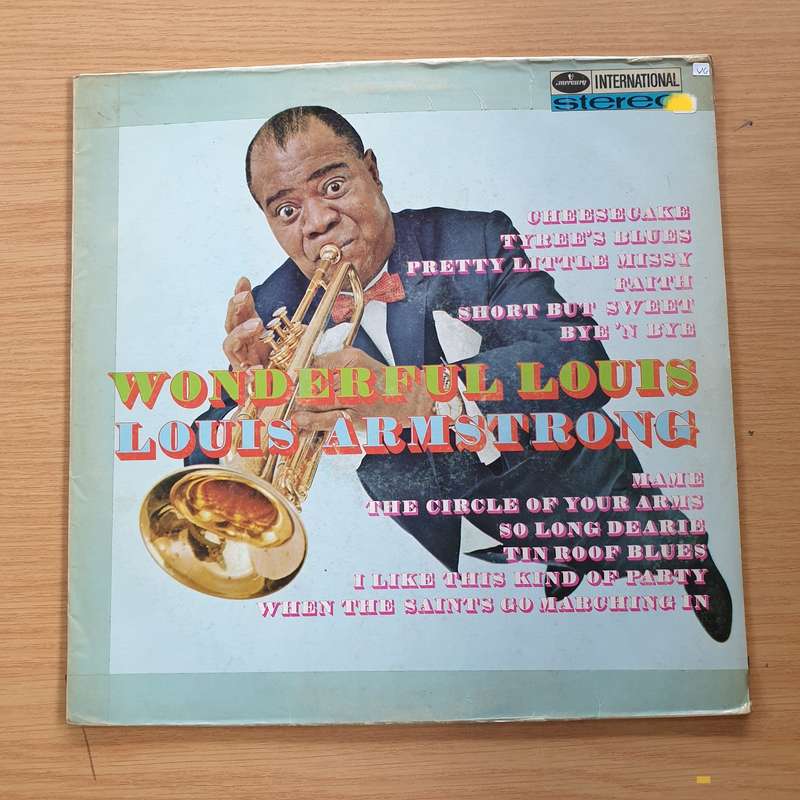Louis Armstrong  Wonderful Louis -  Vinyl LP Record  (VG)