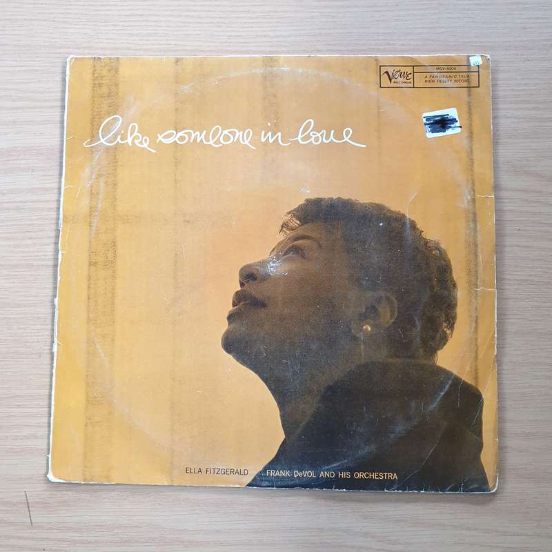 Ella Fitzgerald, Frank DeVol And His Orchestra  Like Someone In Love -  Vinyl LP Record  (VG)