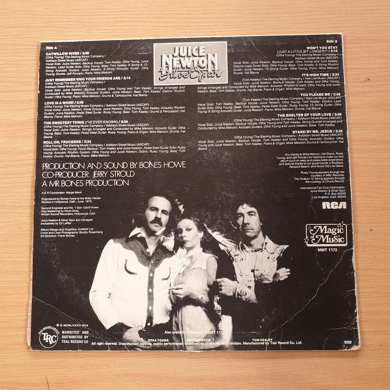 Juice Newton & Silver Spur -  Vinyl LP Record   (VG+)