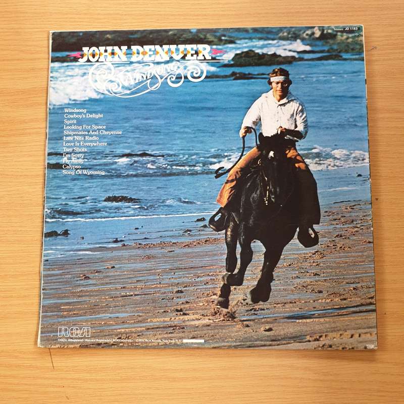 John Denver - Windsong - Vinyl LP Record (VG+)