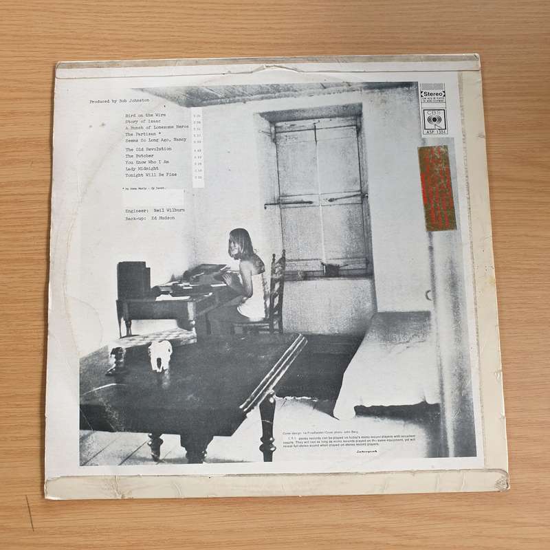 Leonard Cohen  Songs From A Room  - Vinyl LP Record  (VG+)