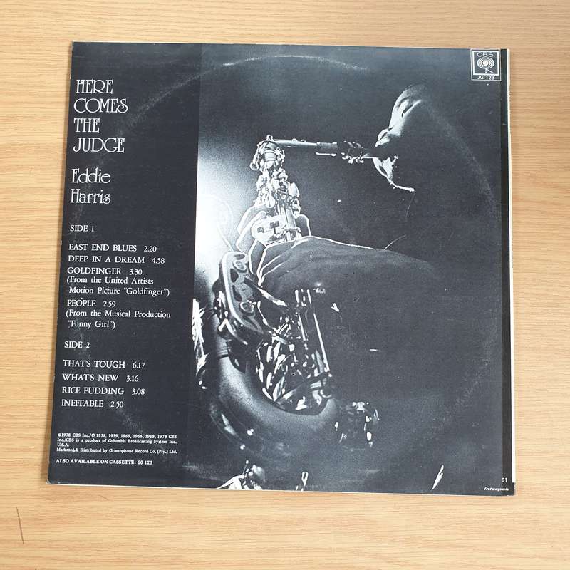 Eddie Harris  Here Comes The Judge  - Vinyl LP Record  (VG+)