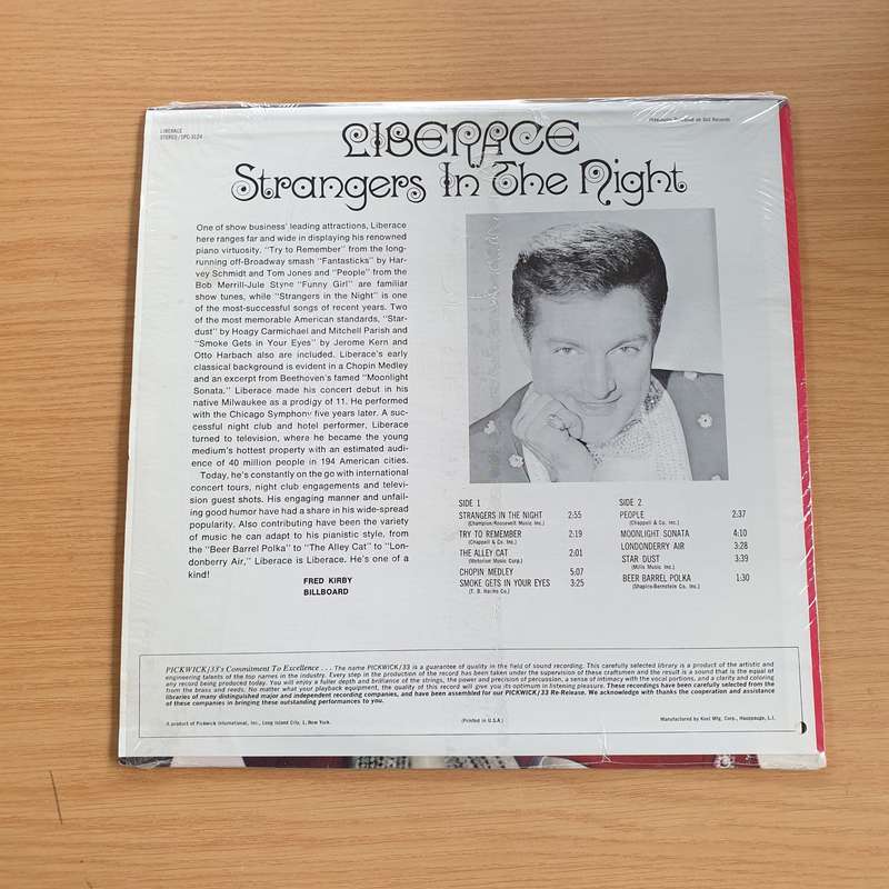 Liberace  Strangers In The Night - Vinyl LP Record  (VG+)