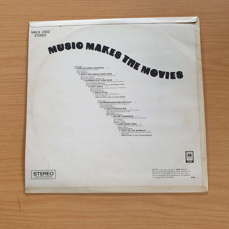 Music Makes The Movies  - Vinyl LP Record  (VG+)