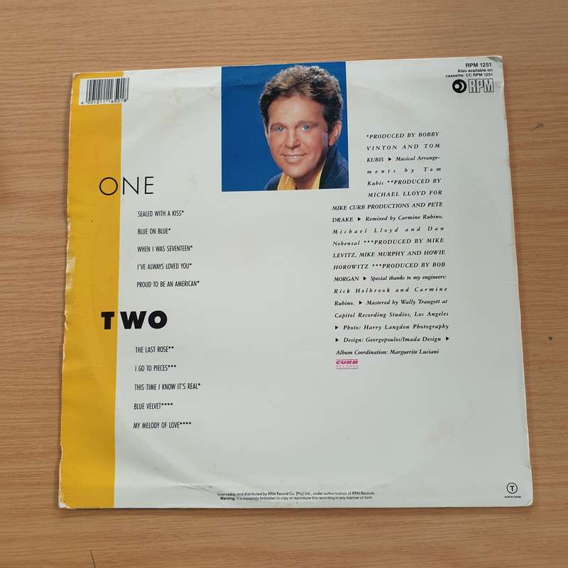 Bobby Vinton - Bobby Vinton  - Vinyl LP Record  (VG+)
