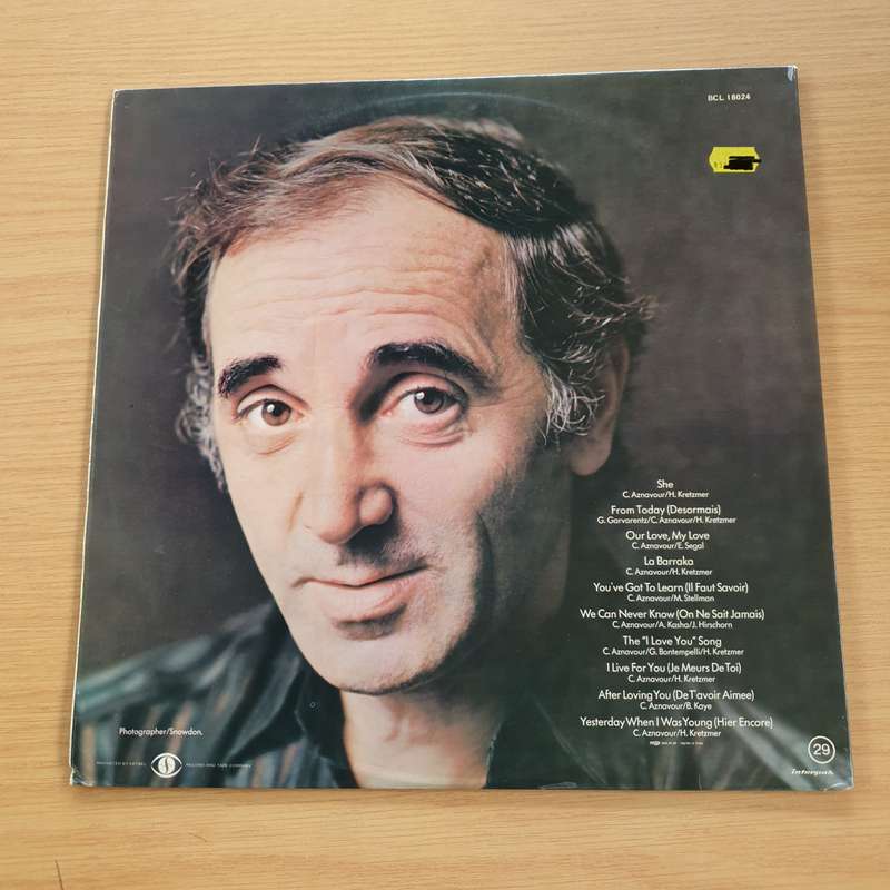 Charles Aznavour  A Tapestry Of Dreams  - Vinyl LP Record  (VG+)