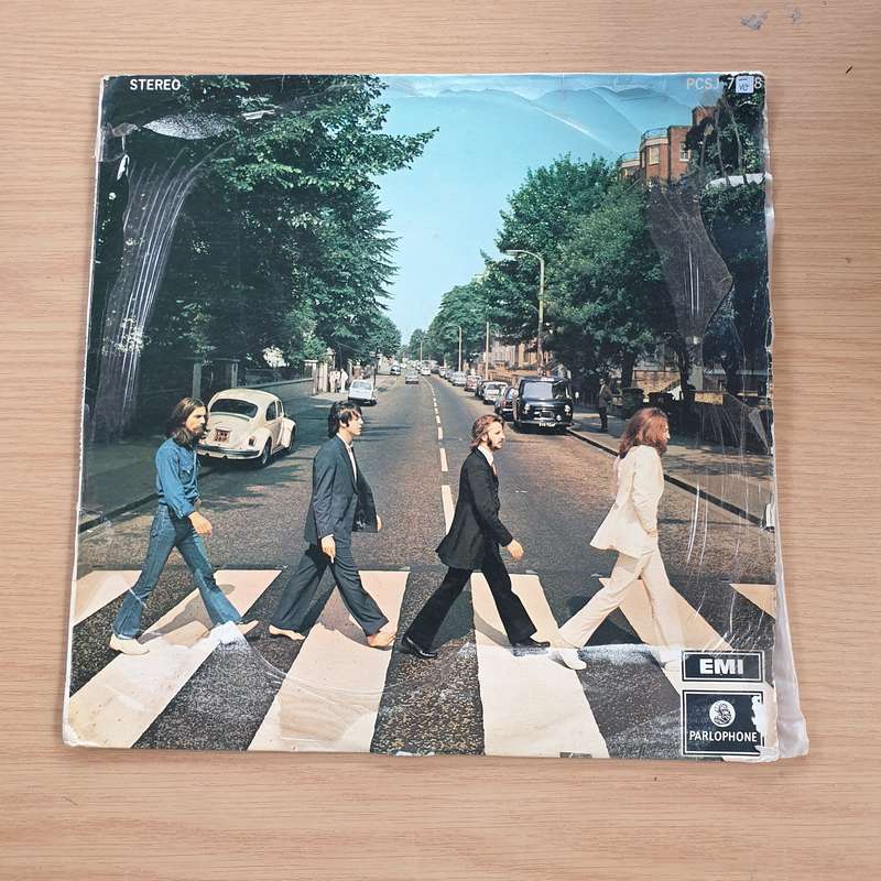 The Beatles  Abbey Road   - Vinyl LP Record  (VG-)