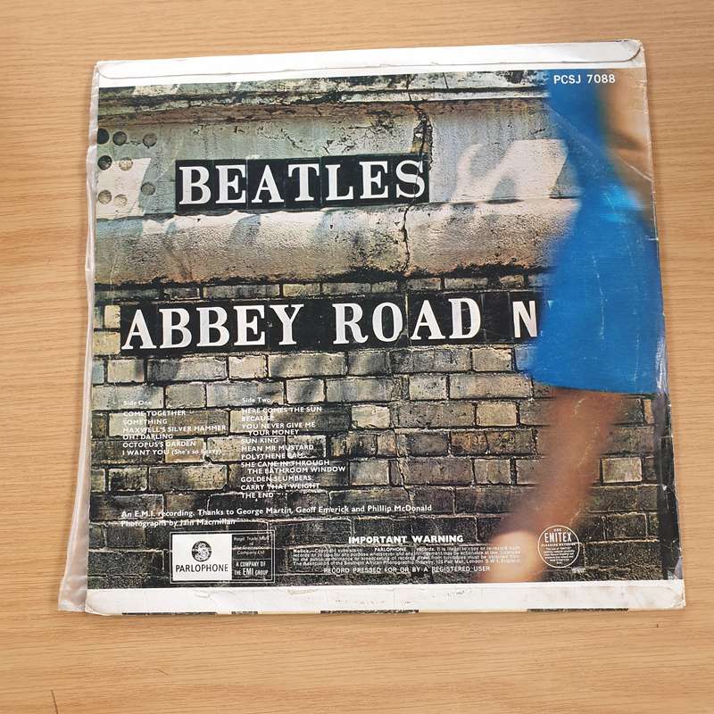 The Beatles  Abbey Road   - Vinyl LP Record  (VG-)