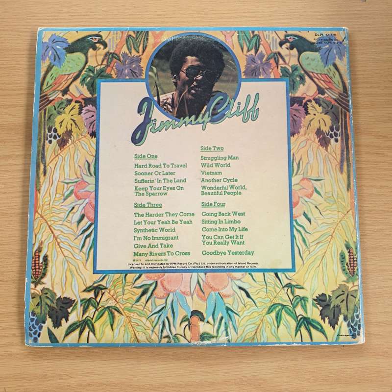 Jimmy Cliff  The Best Of Jimmy Cliff - Vinyl LP Record  (VG+)