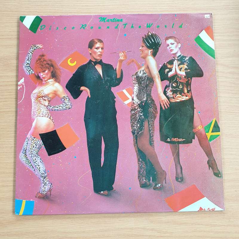 Martina  Disco 'Round The World- Vinyl LP Record  (VG+)