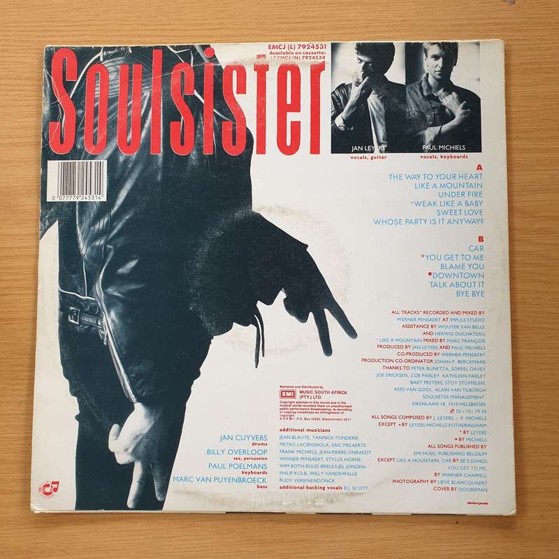 Soulsister  It Takes Two - Vinyl LP Record(VG+)