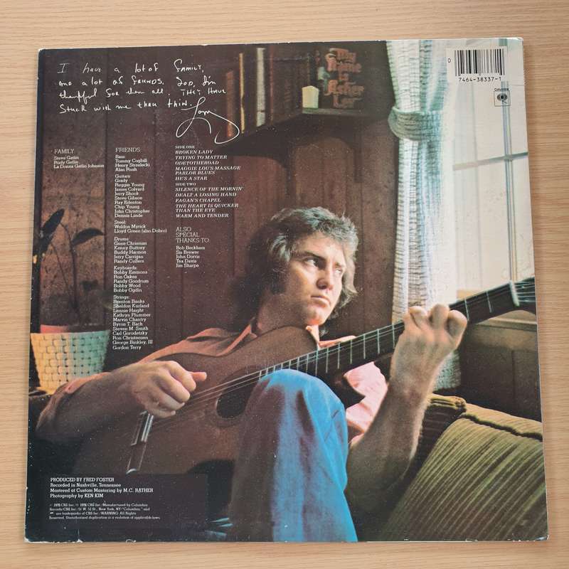 Larry Gatlin  With Family & Friends - Vinyl LP Record  (VG+)