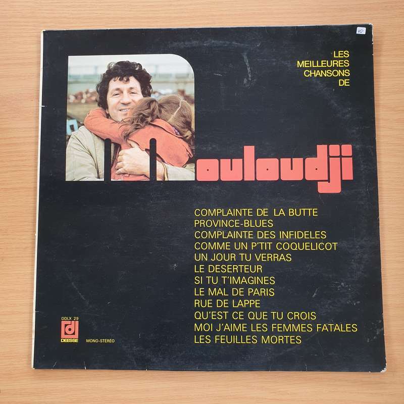 Mouloudji  Les Meilleures Chansons - Vinyl LP Record  (VG+)