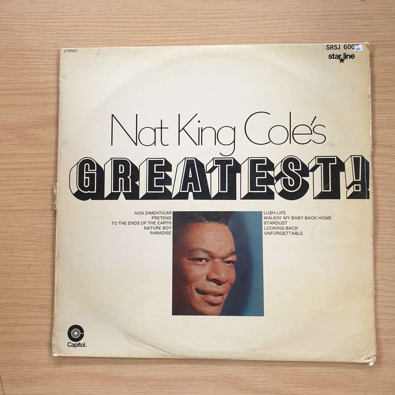 Nat King Cole's Greatest  - Vinyl LP Record  (VG+)