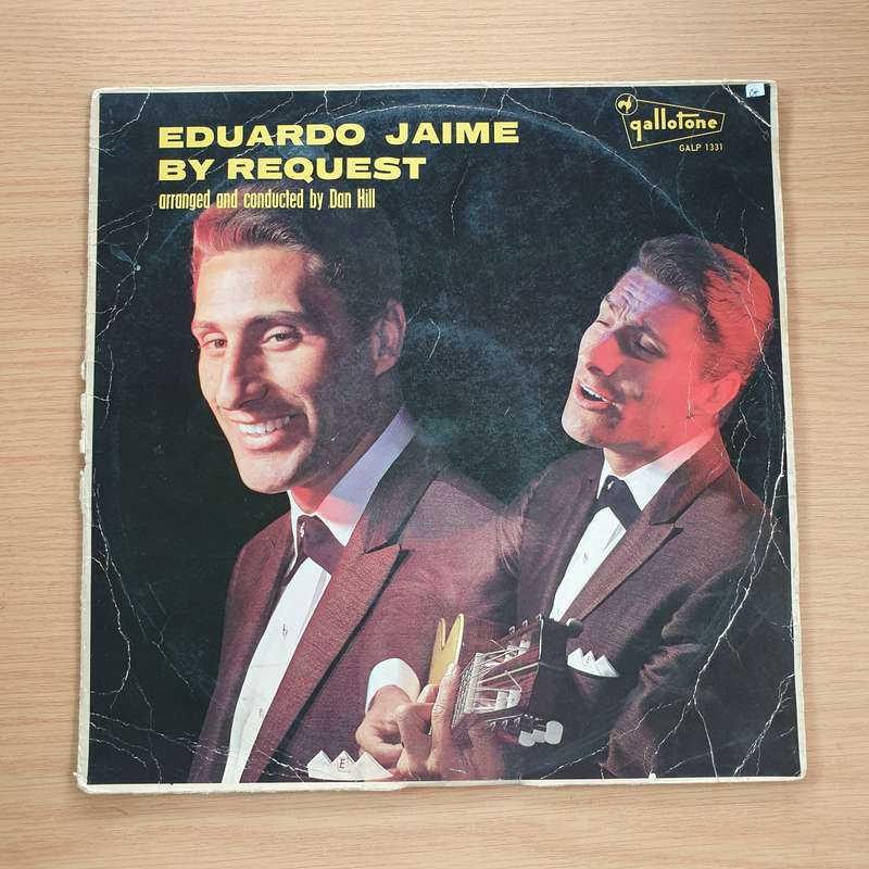 Eduardo Jaime  By Request - Arranged And Conducted By Dan Hill  - Vinyl LP Record  (G+)