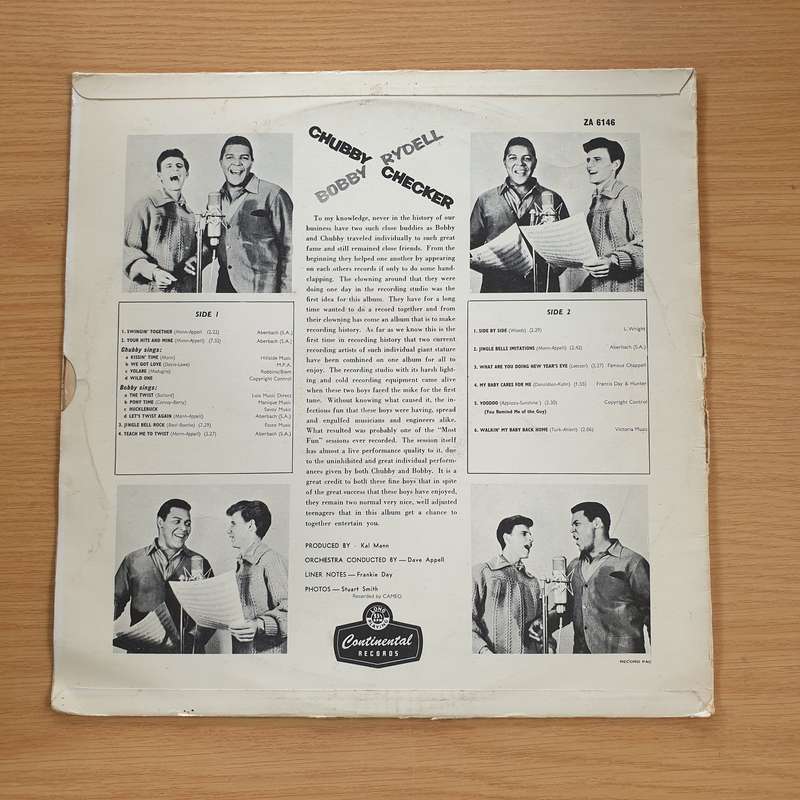 Chubby Checker, Bobby Rydell  Bobby Rydell / Chubby Checker - Vinyl LP Record  (G+)