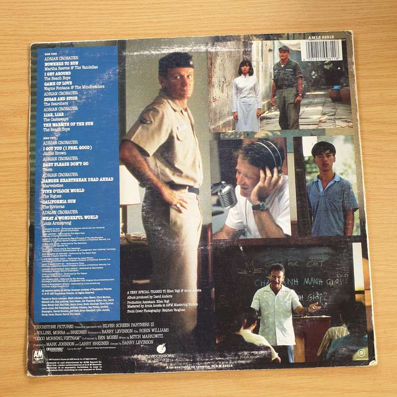 Good Morning, Vietnam - The Original Motion Picture Soundtrack - Vinyl LP Record  (VG)