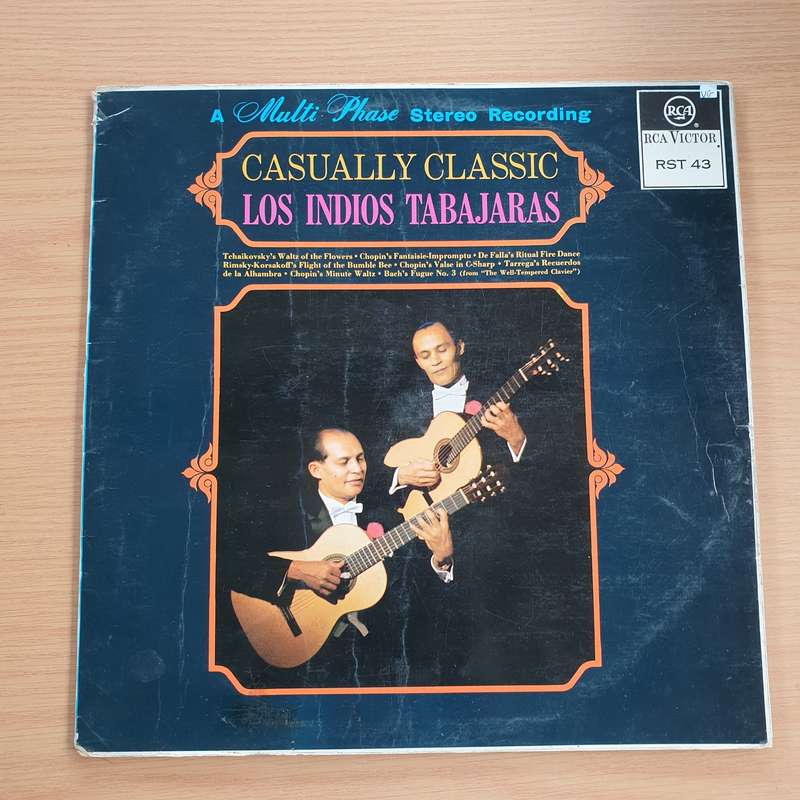 Los Indios Tabajaras  Casually Classic - Vinyl LP Record  (VG)